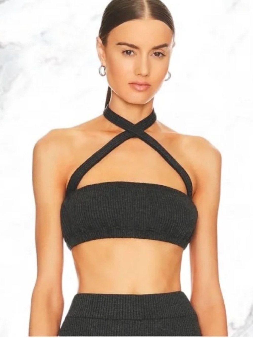 NWT WeWoreWhat Halter Bra Top / M